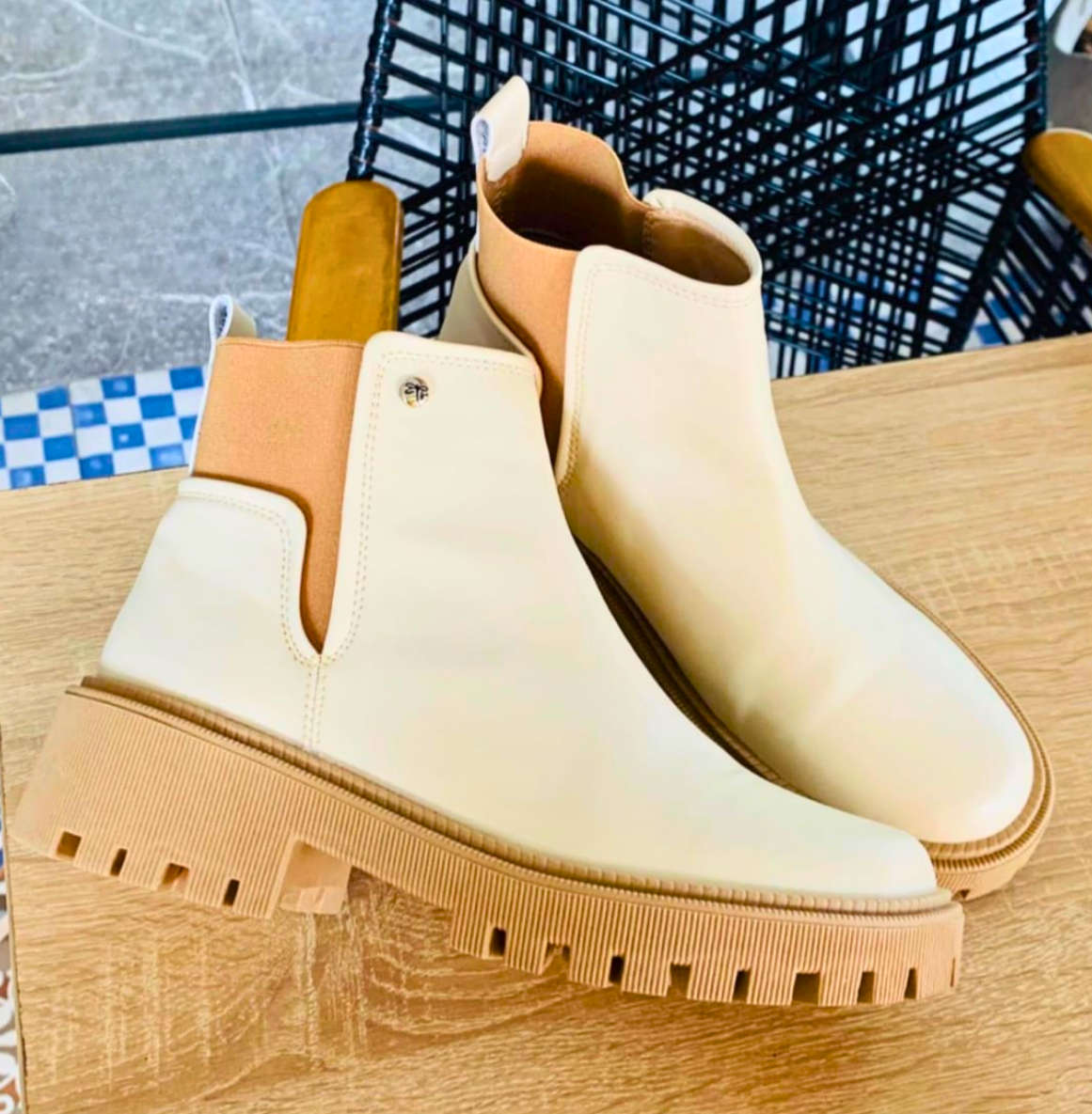 botas para mujer de moda casuales para mujer color beige claro Comprar tienda onlineshoppingcenterg Colombia centro de compras en linea
